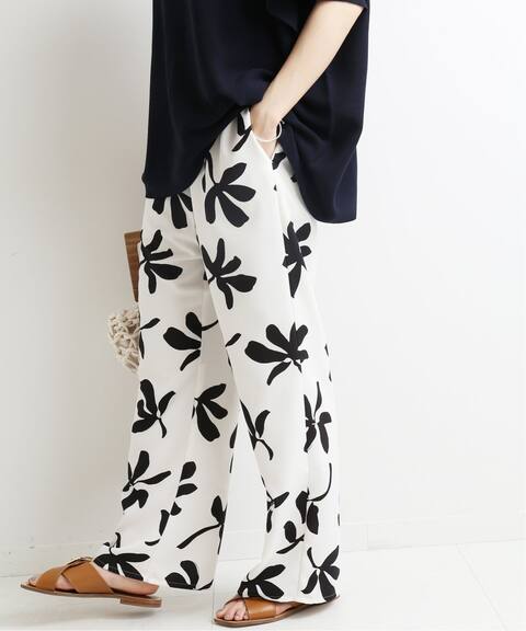 アートプリントイージーパンツ Iena イエナ 公式のファッション通販 Baycrew S Store