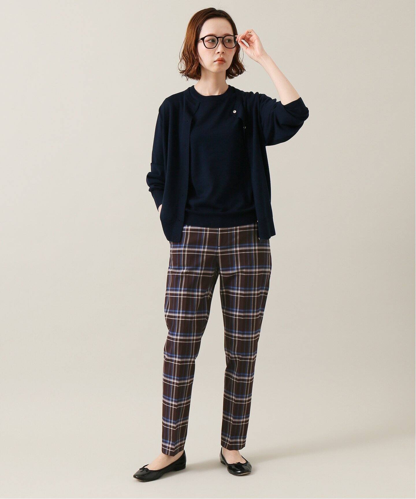 チェック スティックパンツ◇（その他パンツ）｜IENA（イエナ）の通販  