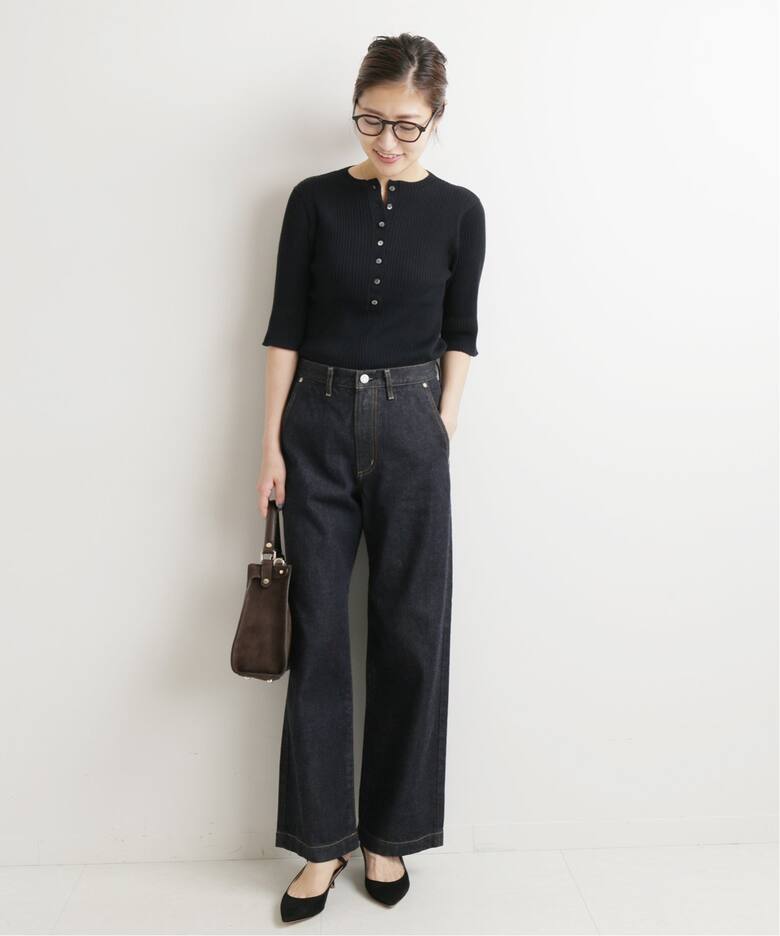 追加2》エコデニムソフトバギーパンツ◇（デニムパンツ・ジーンズ  