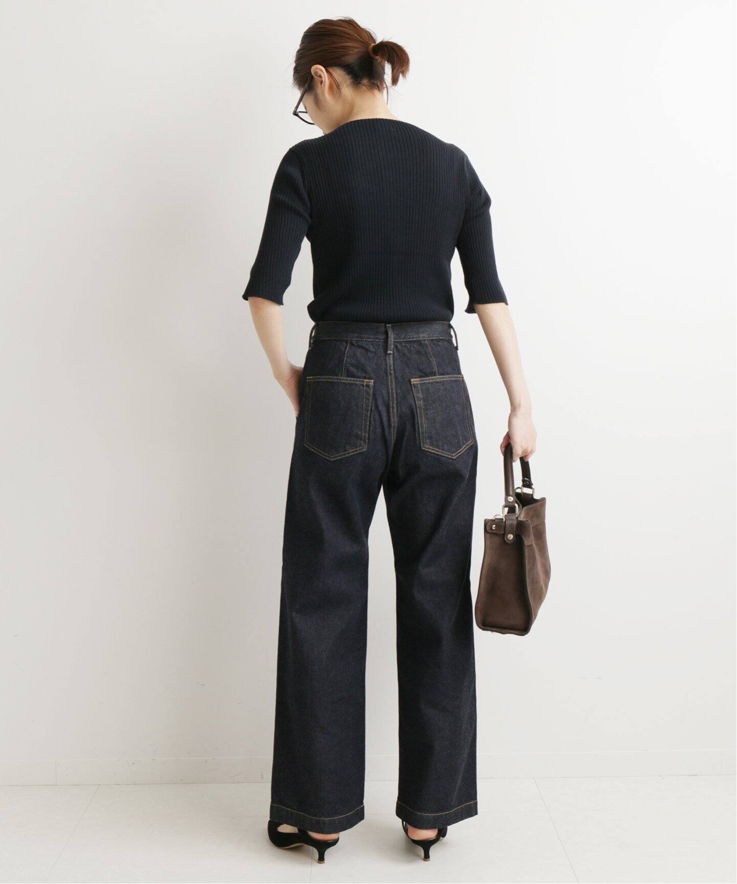 追加2》エコデニムソフトバギーパンツ◇（デニムパンツ・ジーンズ  