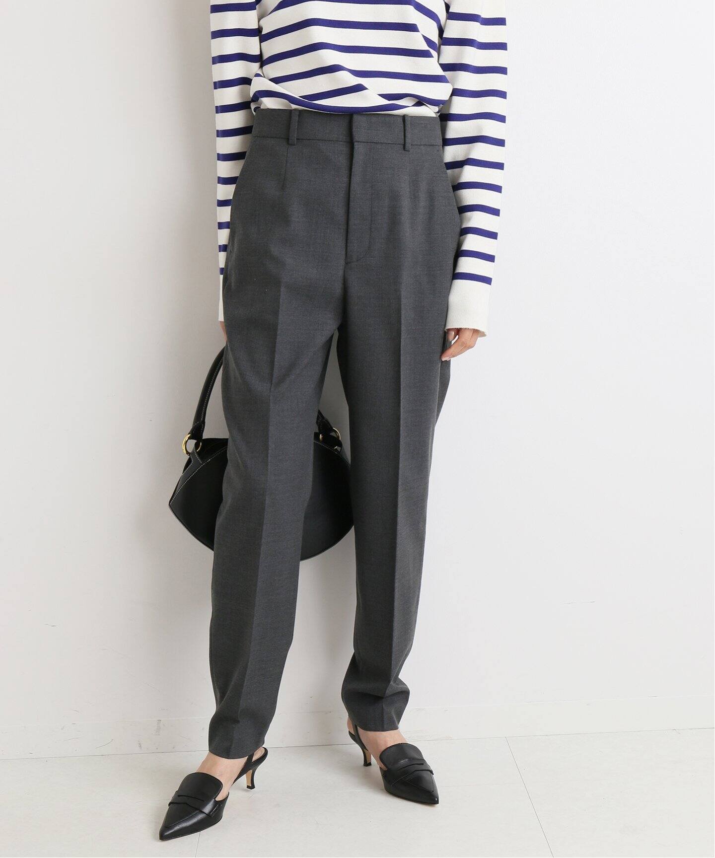 Maison ハイカウントウールテーパードパンツ Iena イエナ 公式のファッション通販 Baycrew S Store