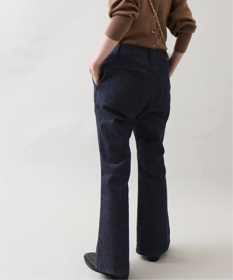 ReactiveDyeデニムセミフレアパンツ◇（デニムパンツ・ジーンズ  