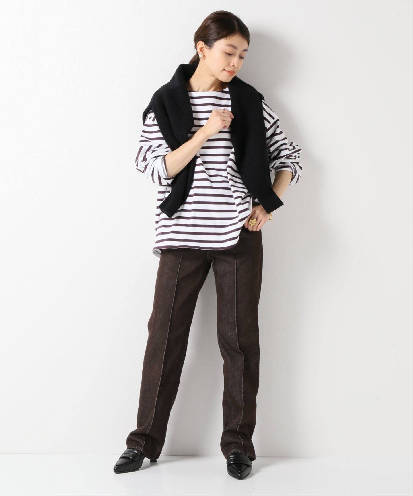 AURALEE/オーラリー】 HARD TWIST DENIM ピンタックパンツ（デニム  