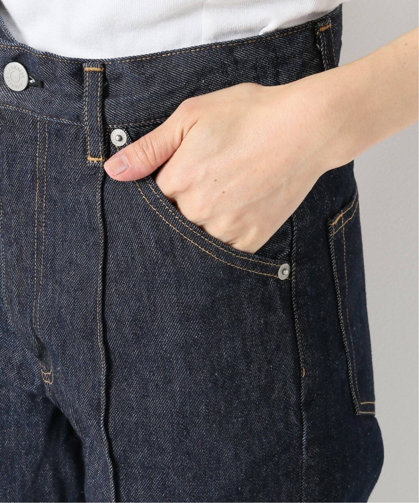 AURALEE/オーラリー】 HARD TWIST DENIM ピンタックパンツ（デニム  