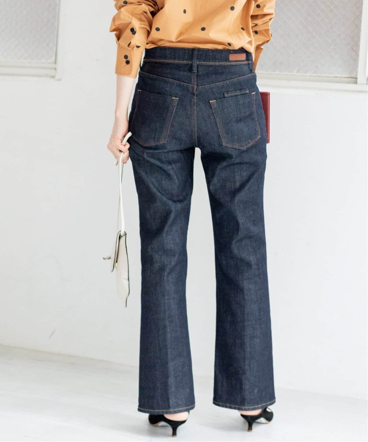 新品 21ss IENA YANUK 別注 セミフレアパンツ