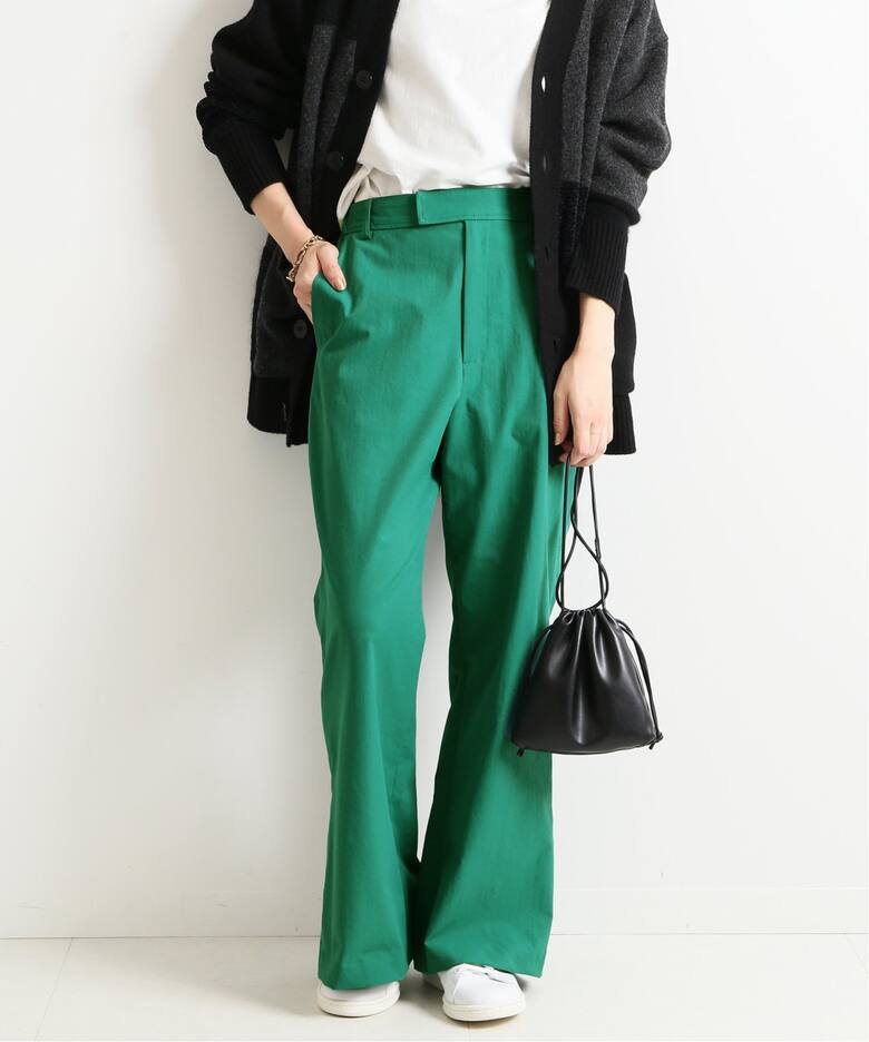 WEB限定》バックタックスリットパンツ◇（その他パンツ）｜SLOBE IENA  