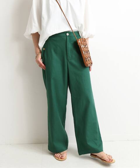 リネン混リラックスワイドパンツ Slobe Iena スローブ イエナ 公式のファッション通販 Baycrew S Store