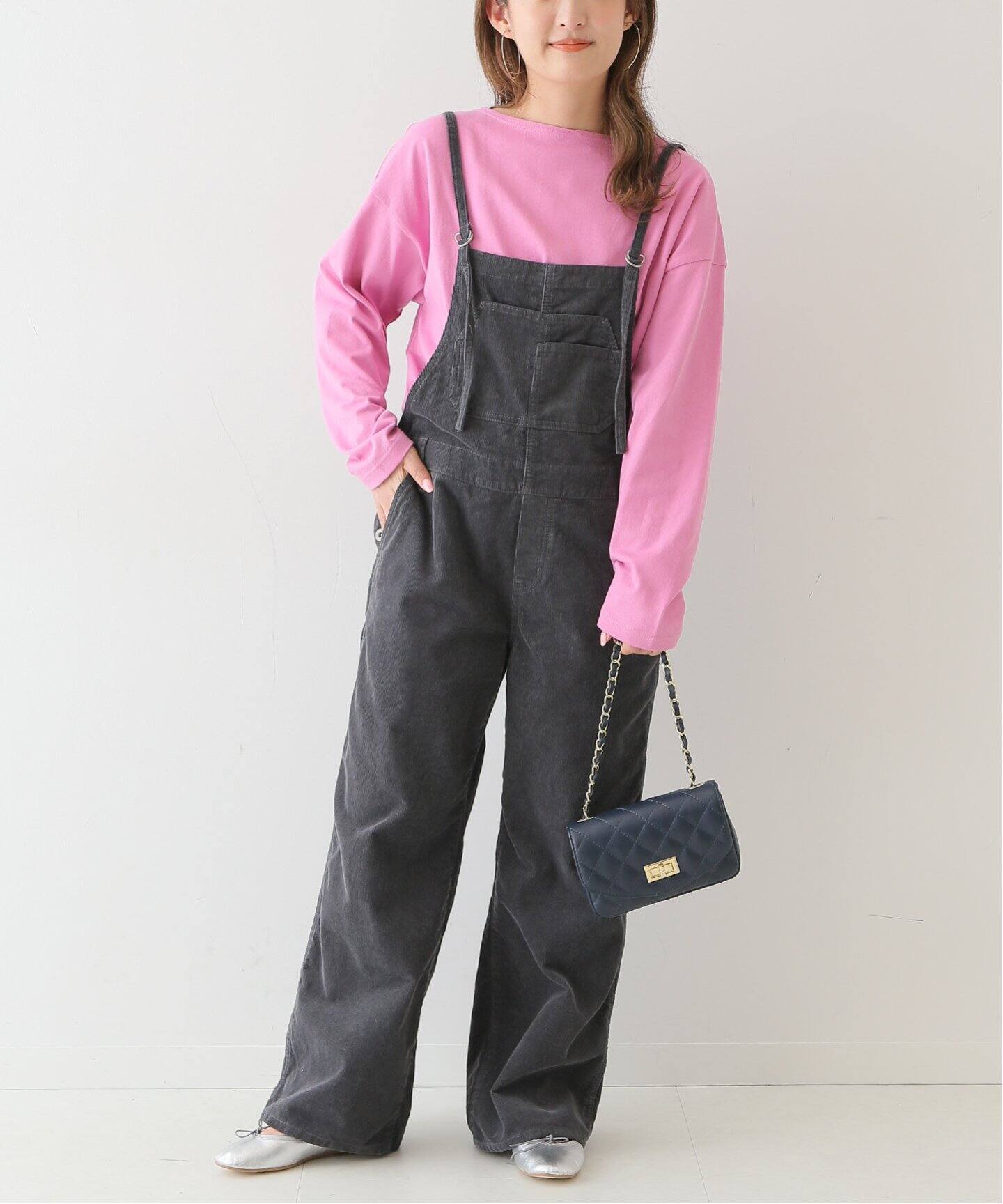 LE DENIM コーデュロイオーバーオール◇（サロペット／オーバーオール 