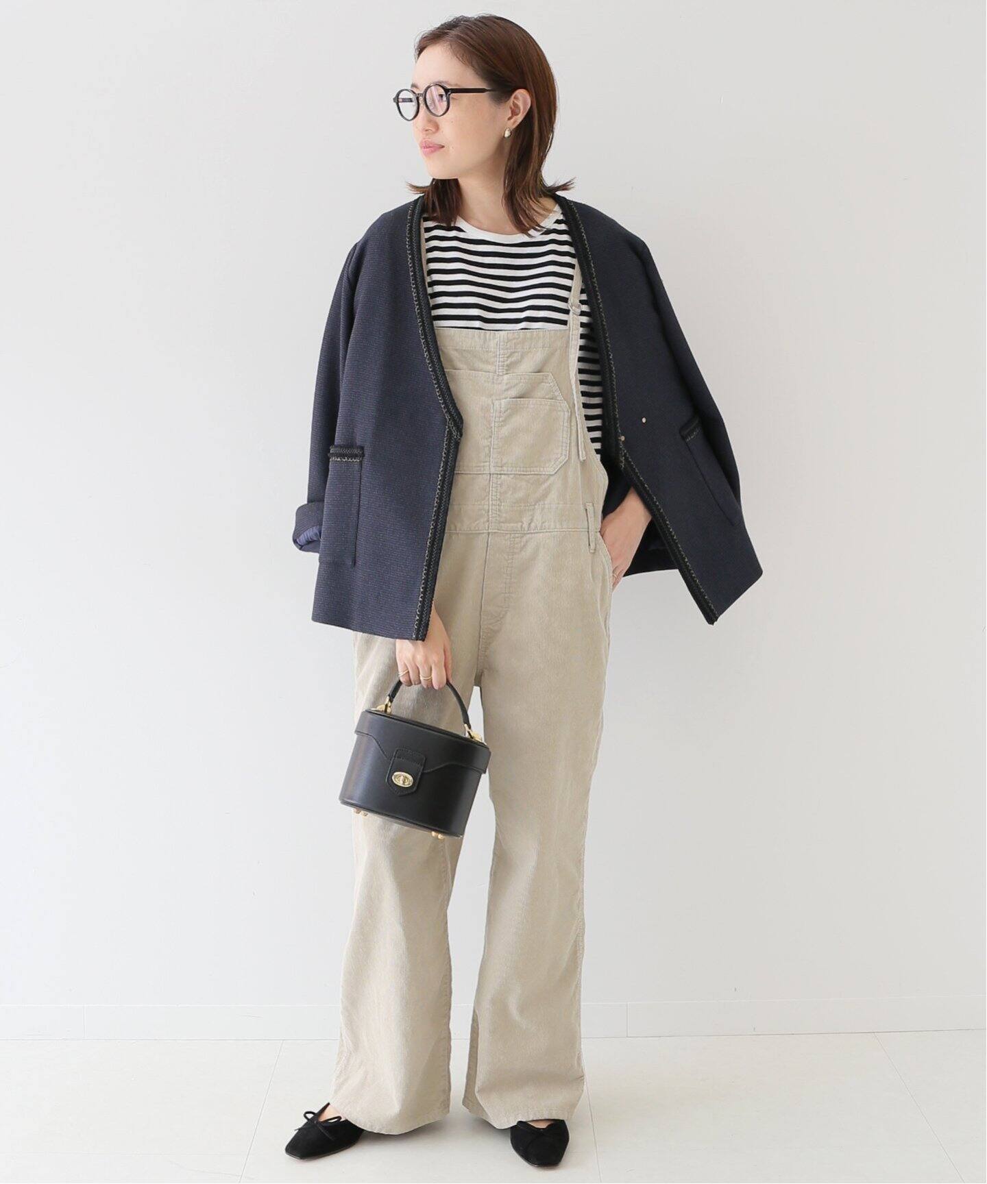 LE DENIM コーデュロイオーバーオール◇（サロペット／オーバーオール 