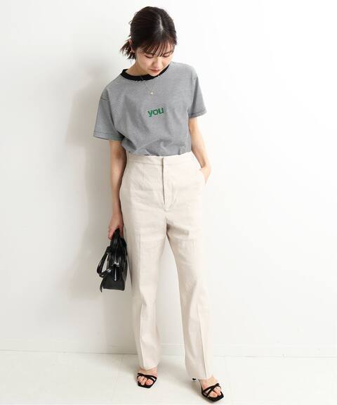 麻ストレッチ ストレートパンツ Slobe Iena スローブ イエナ 公式のファッション通販 Baycrew S Store