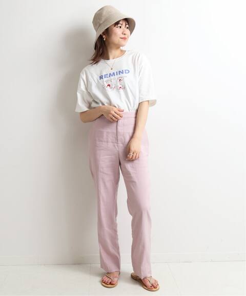 麻ストレッチ ストレートパンツ Slobe Iena スローブ イエナ 公式のファッション通販 Baycrew S Store