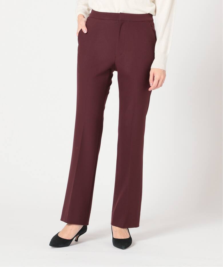 IENA LA BOUCLE PE/V/Wストレッチ スラックス◇（デニムパンツ  