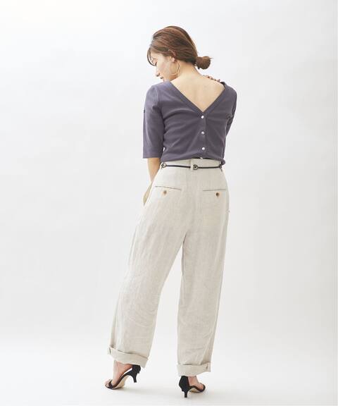 Linenハイウエストワイドパンツ Plage プラージュ 公式のファッション通販 Baycrew S Store Linenハイウエストワイドパンツ Plage プラージュ 公式のファッション通販 Baycrew S Store