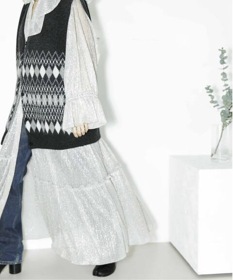 Lame Pleats Dress ワンピース Cityshop シティショップ 公式のファッション通販 Baycrew S Store