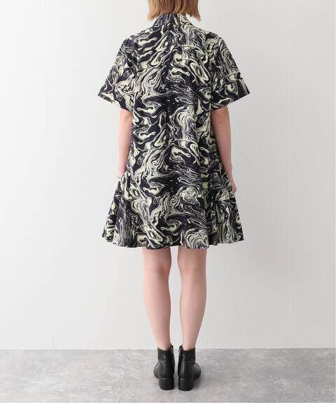 Toga Pulla トーガプルラ Marble Print Cotton Dress ワンピース Cityshop シティショップ 公式のファッション通販 Baycrew S Store