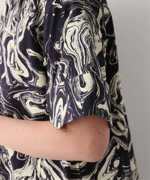 Toga Pulla トーガプルラ Marble Print Cotton Dress ワンピース Cityshop シティショップ 公式のファッション通販 Baycrew S Store