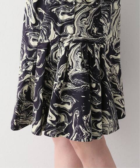 Toga Pulla トーガプルラ Marble Print Cotton Dress ワンピース Cityshop シティショップ 公式のファッション通販 Baycrew S Store
