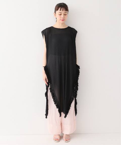 Ponti ポンティ Randam Pleats Sheer Dress ワンピース Cityshop シティショップ 公式のファッション通販 Baycrew S Store