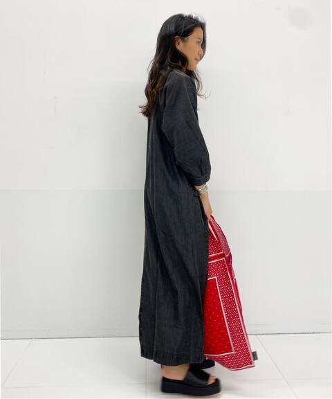 ライトデニムロングワンピース Bonum ボナム 公式のファッション通販 Baycrew S Store