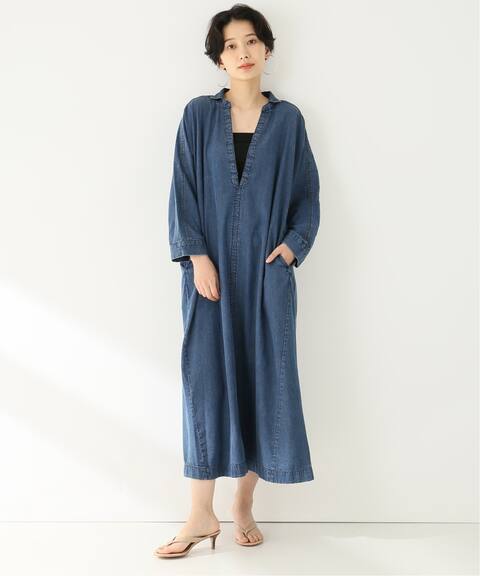 ライトデニムロングワンピース Bonum ボナム 公式のファッション通販 Baycrew S Store
