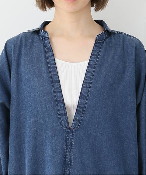 ライトデニムロングワンピース Bonum ボナム 公式のファッション通販 Baycrew S Store