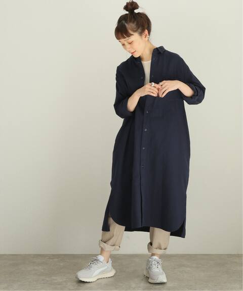 Danton ダントン Ctw Long Shirt Dress Boice From Baycrew S ボイスフロムベイクルーズ 公式のファッション通販 Baycrew S Store