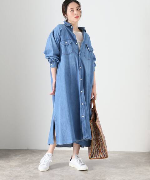 Lee リー Work Shirts Dress ワークシャツドレス Boice From Baycrew S ボイスフロムベイクルーズ 公式のファッション通販 Baycrew S Store