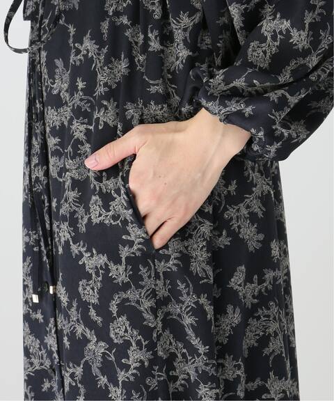 フラワープリント パフスリーブワンピース La Totalite ラ トータリテ 公式のファッション通販 Baycrew S Store