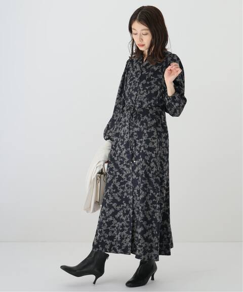 フラワープリント パフスリーブワンピース La Totalite ラ トータリテ 公式のファッション通販 Baycrew S Store