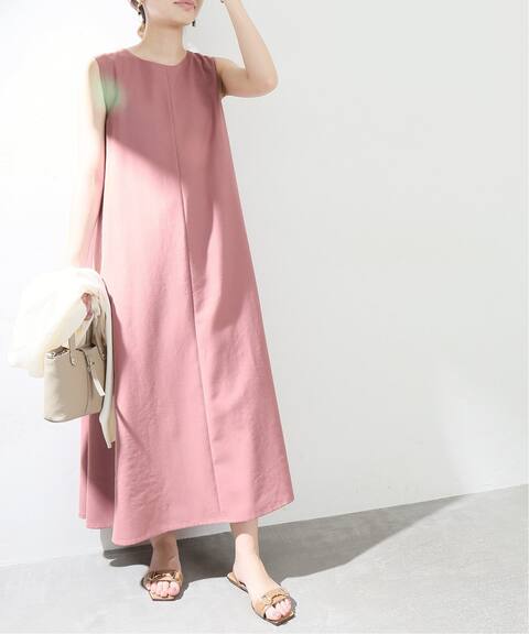 ポリエステルコットンフレアマキシワンピース La Totalite ラ トータリテ 公式のファッション通販 Baycrew S Store