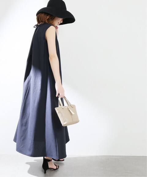 ポリエステルコットンフレアマキシワンピース La Totalite ラ トータリテ 公式のファッション通販 Baycrew S Store