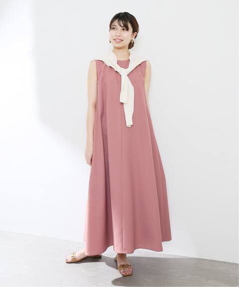 ポリエステルコットンフレアマキシワンピース La Totalite ラ トータリテ 公式のファッション通販 Baycrew S Store