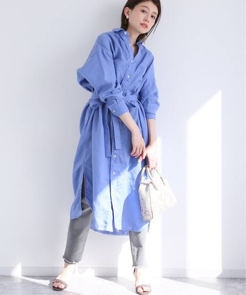 Ticca ティッカ ダブルポケットロングシャツワンピ La Totalite ラ トータリテ 公式のファッション通販 Baycrew S Store