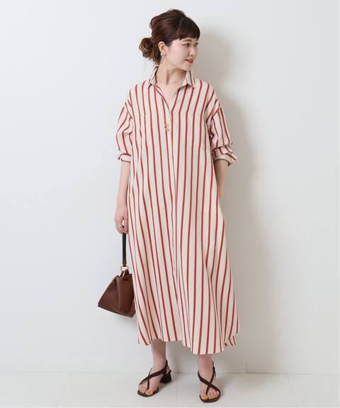 Emmetex ストライプシャツワンピース Spick And Span スピック スパン 公式のファッション通販 Baycrew S Store