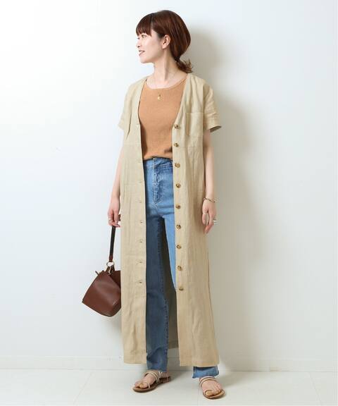 麻vネックワンピース Spick And Span スピック スパン 公式のファッション通販 Baycrew S Store