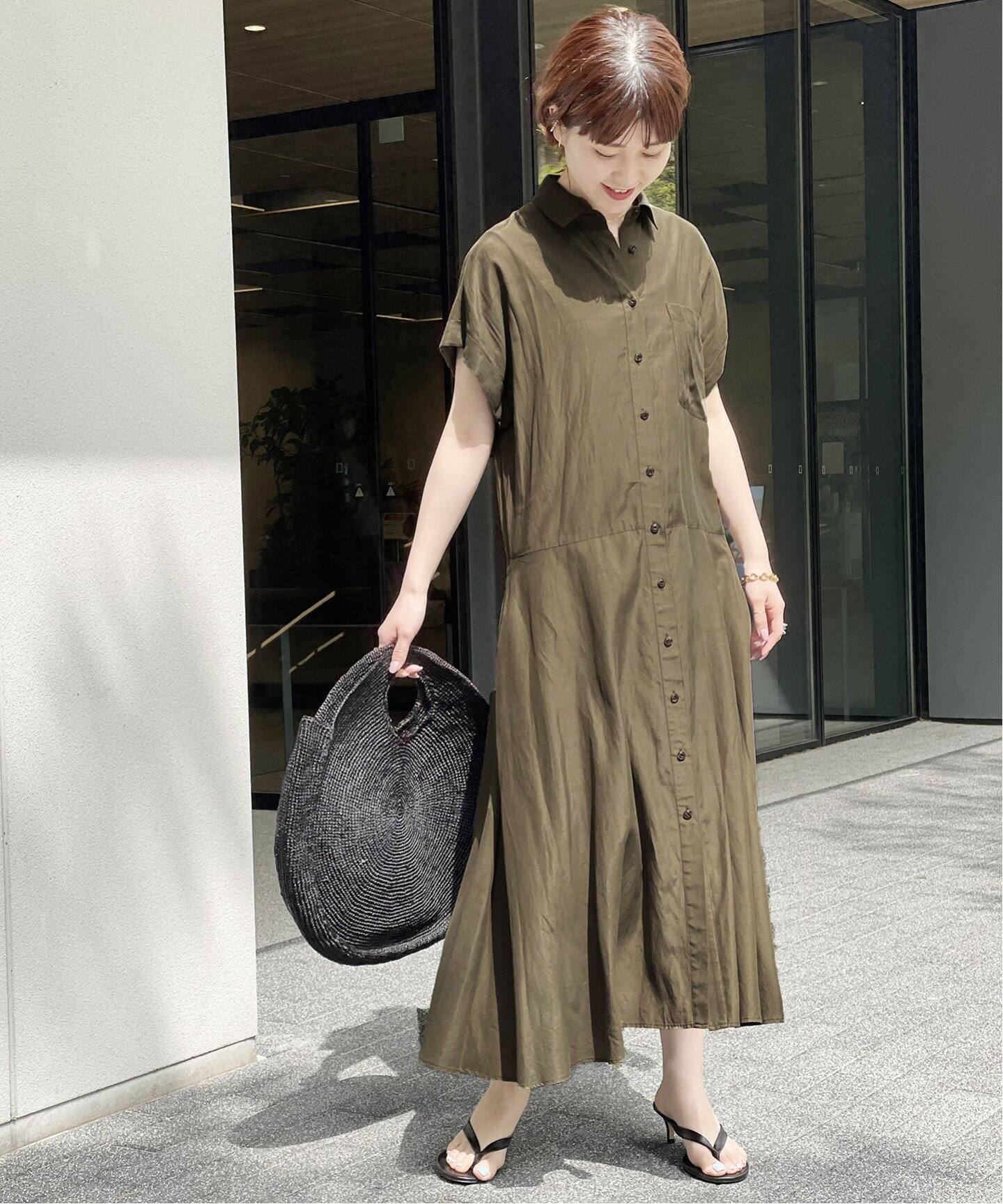 フレアーシルエットシャツワンピース Spick And Span スピック スパン 公式のファッション通販 Baycrew S Store