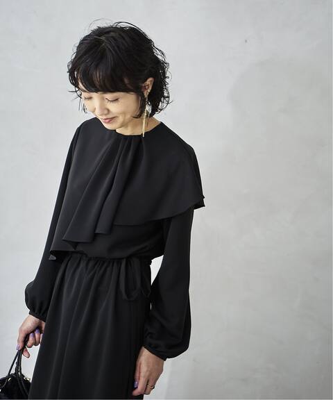 アシンメトリーケープワンピース Hardy Noir アルディーノアール 公式のファッション通販 Baycrew S Store