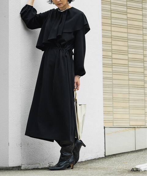 アシンメトリーケープワンピース Hardy Noir アルディーノアール 公式のファッション通販 Baycrew S Store