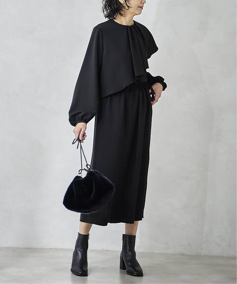 アシンメトリーケープワンピース Hardy Noir アルディーノアール 公式のファッション通販 Baycrew S Store