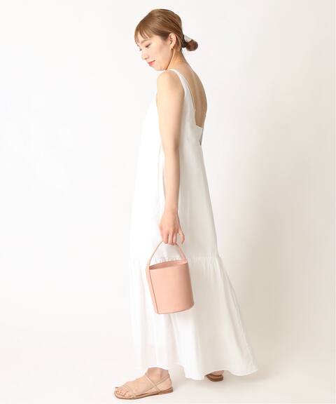 U Mirai Mバックオープンティアードマキシワンピース U By Spick Span ユーバイスピックアンドスパン 公式のファッション通販 Baycrew S Store