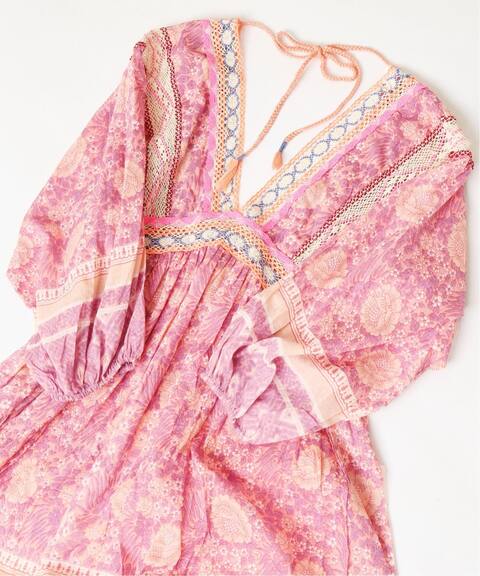 Blue Boheme ブルーボヘム Milaprinted クロシェロングワンピース U By Spick Span ユーバイスピックアンドスパン 公式のファッション通販 Baycrew S Store