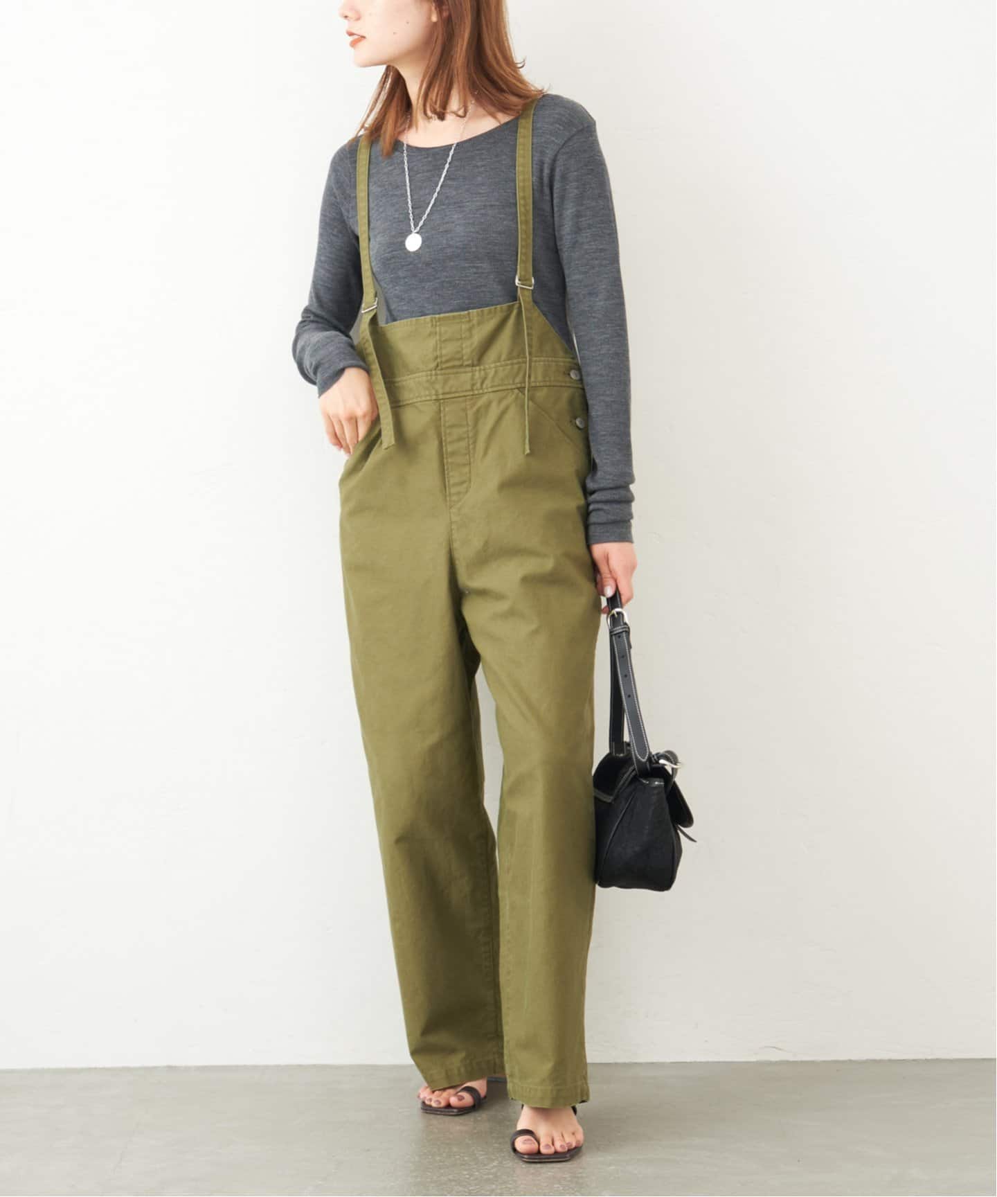 ミリタリーサロペット（ワンピース）｜FRAMeWORK（フレームワーク）の