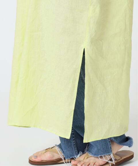 French Linen シャツワンピース イエロー Framework フレームワーク 公式のファッション通販 Baycrew S Store