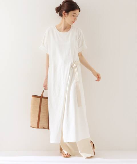 ハイゲージ天竺ラップワンピース Framework フレームワーク 公式のファッション通販 Baycrew S Store