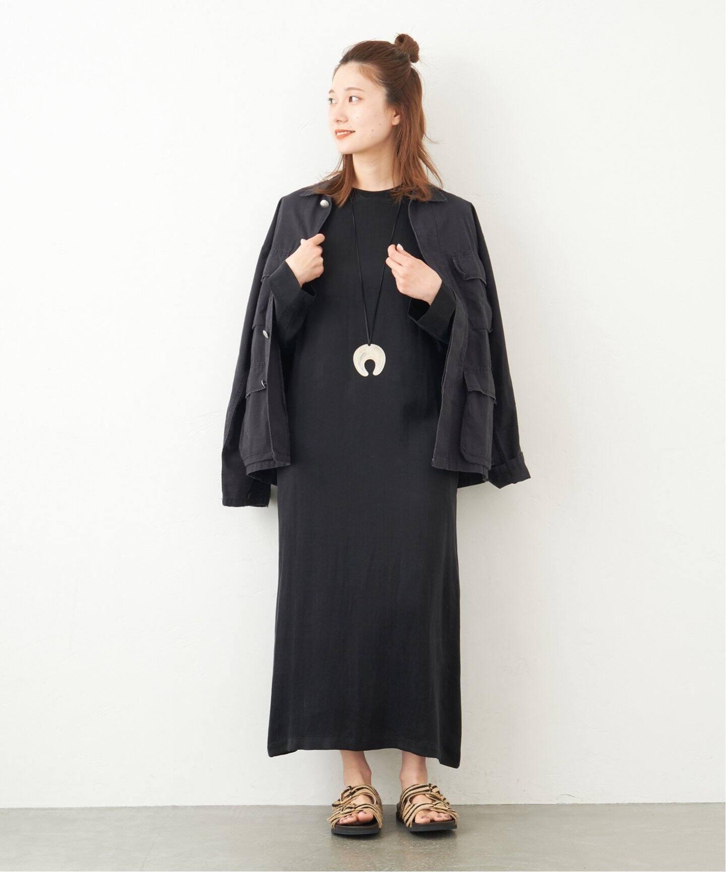 サテンワンピース◇（ワンピース）｜FRAMeWORK（フレームワーク）の  