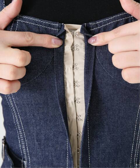 Casa Fline フロントホックデニムロングワンピース Noble ノーブル 公式のファッション通販 Baycrew S Store