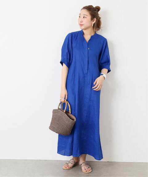 フレンチリネン スキッパーワンピース Journal Standard L Essage ジャーナルスタンダード レサージュ 公式のファッション通販 Baycrew S Store