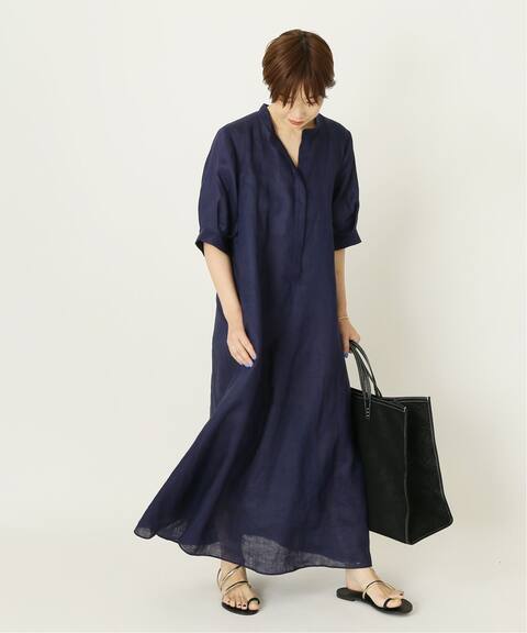 追加 フレンチリネン スキッパーワンピース 2 Journal Standard L Essage ジャーナルスタンダード レサージュ 公式のファッション通販 Baycrew S Store