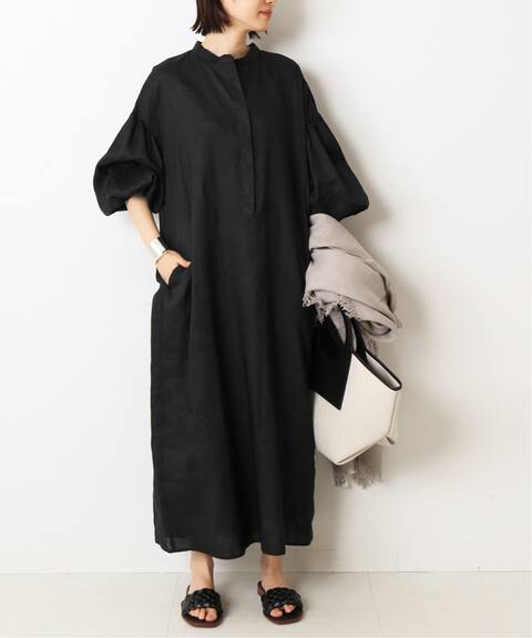 French Linen ボリュームスリーブワンピース Journal Standard L Essage ジャーナルスタンダード レサージュ 公式のファッション通販 Baycrew S Store