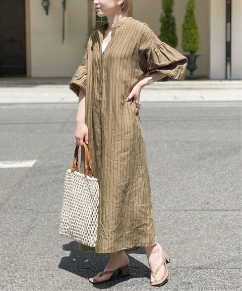 Herdmans ボリュームスリーブワンピースリネン Journal Standard L Essage ジャーナルスタンダード レサージュ 公式のファッション通販 Baycrew S Store